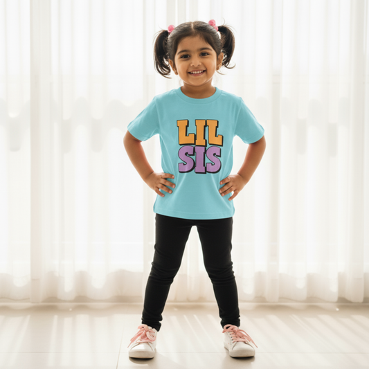 Lil Sis Kids Cotton T-shirt