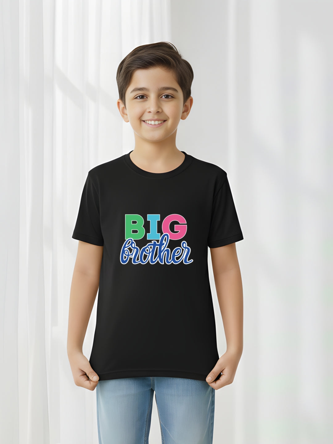 Big Brother Cotton T-Shirt for Kids
