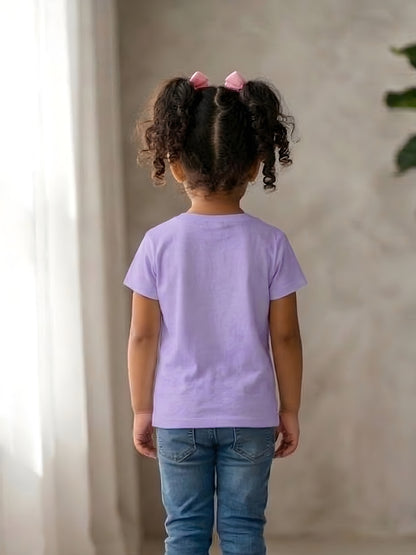 Little Sister Butterfly Kids Cotton T-shirt