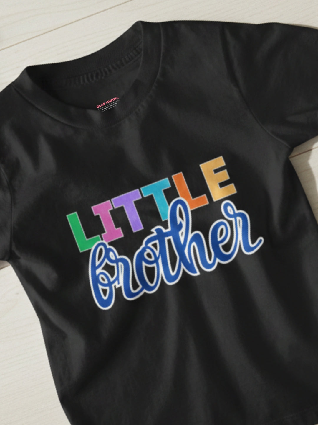 Little Brother Cotton T-Shirt for Kids Boys