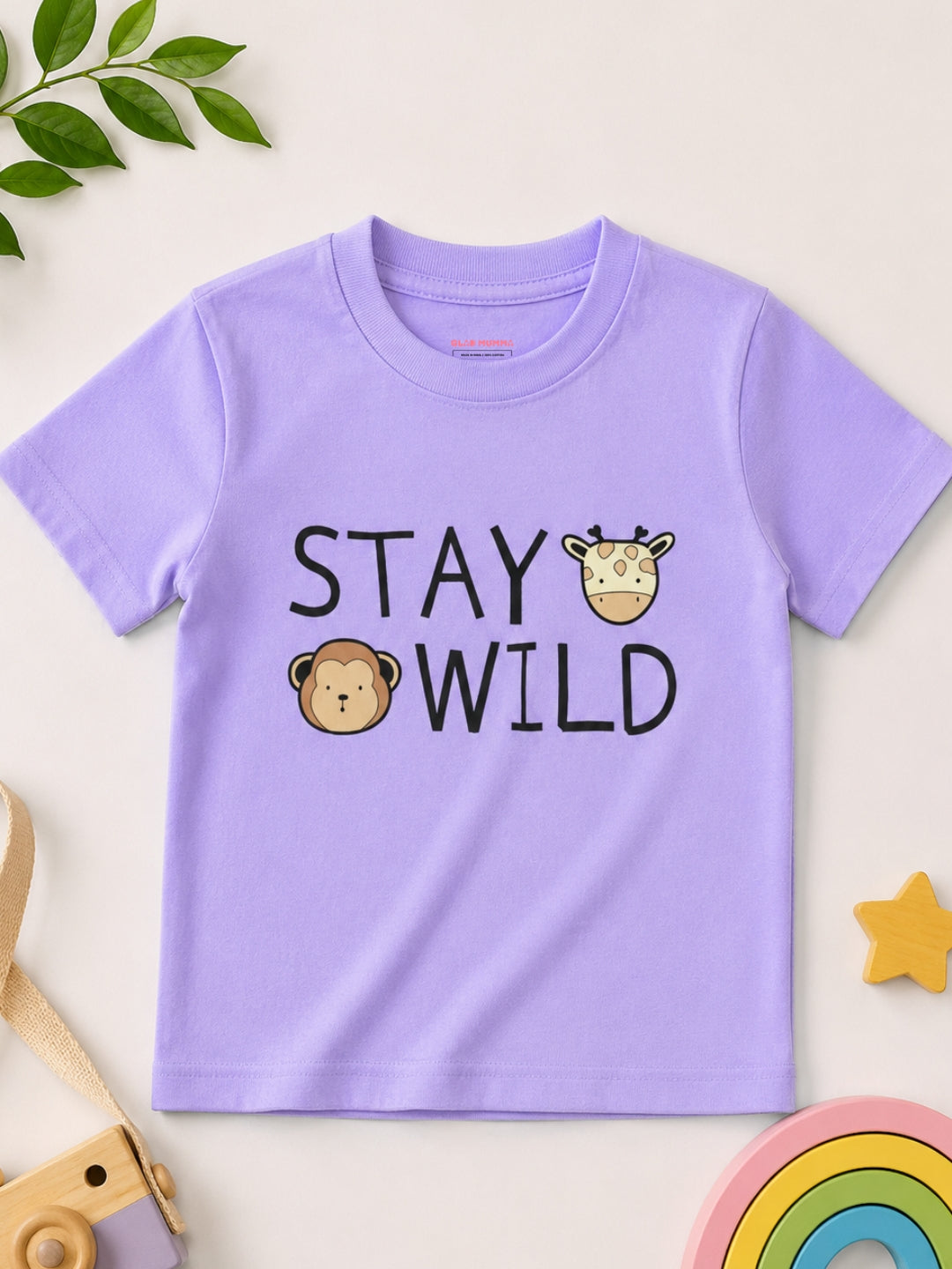 Stay Wild Kids Cotton T-Shirt
