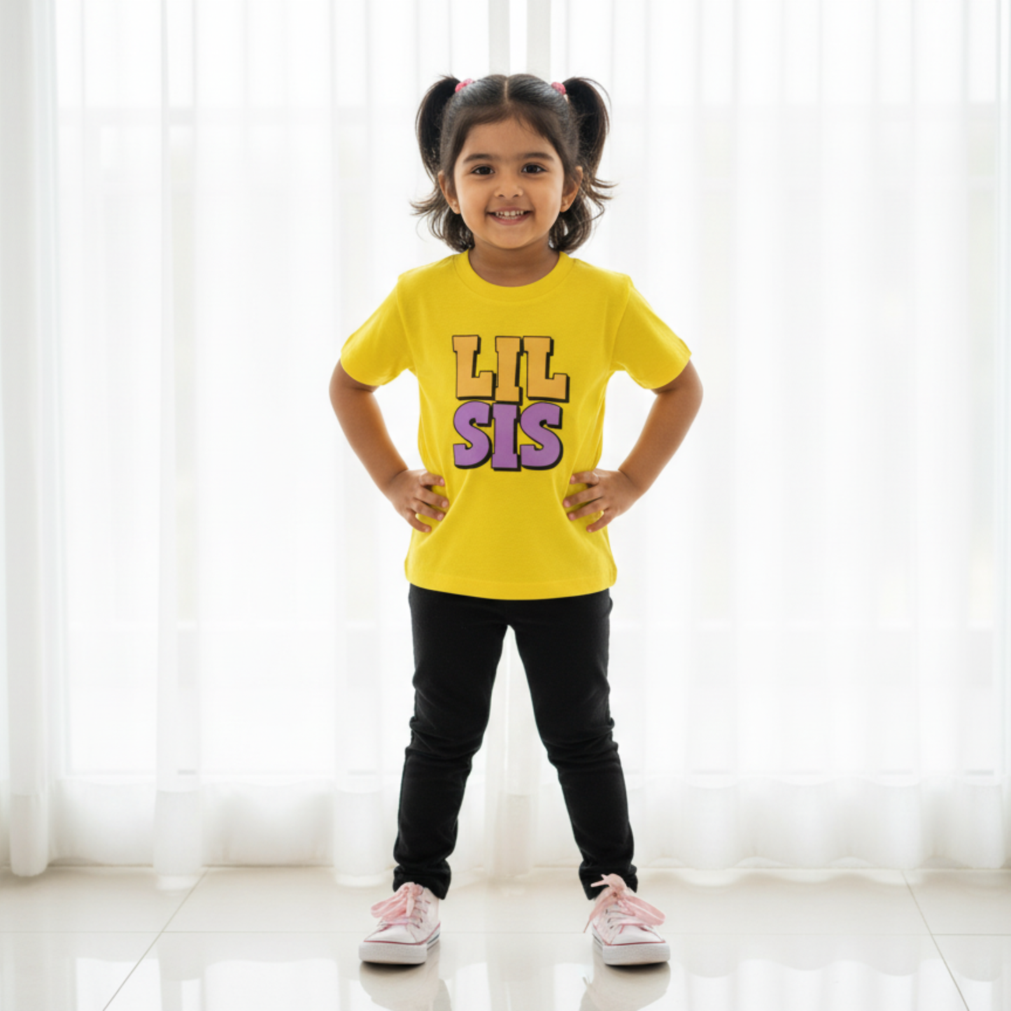 Lil Sis Kids Cotton T-shirt