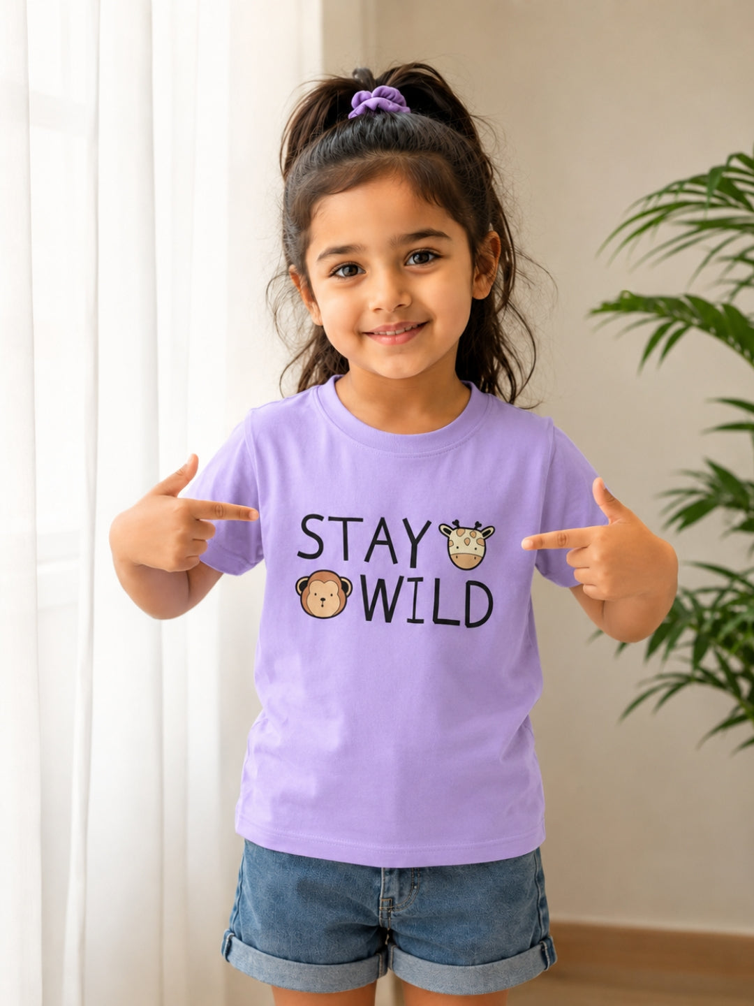 Stay Wild Kids Cotton T-Shirt