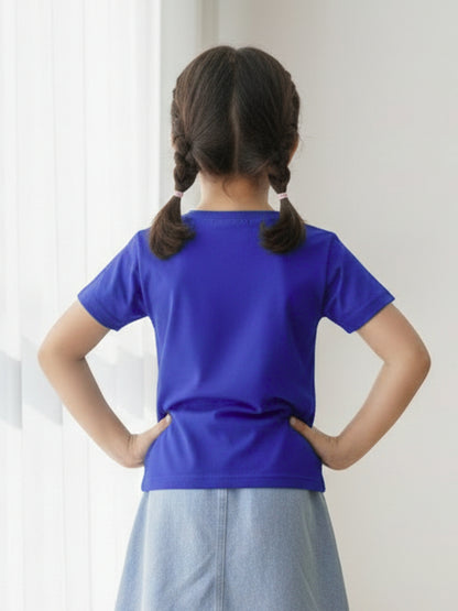 Big Sister Typography Cotton T-Shirt for Kids