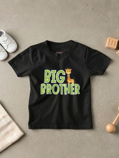 Big Brother Giraffe Kids Cotton T-shirt