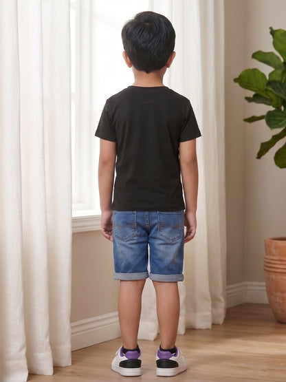 Promoted to Big Brother Astronaut Cotton T-Shirt for Kids