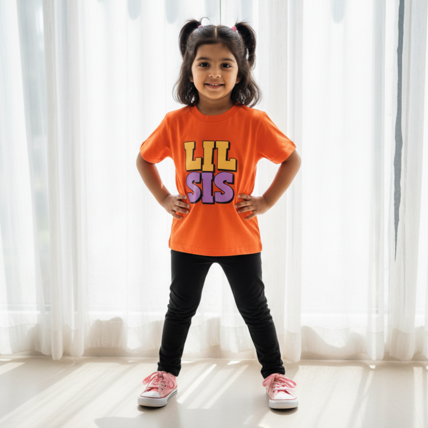 Lil Sis Kids Cotton T-shirt