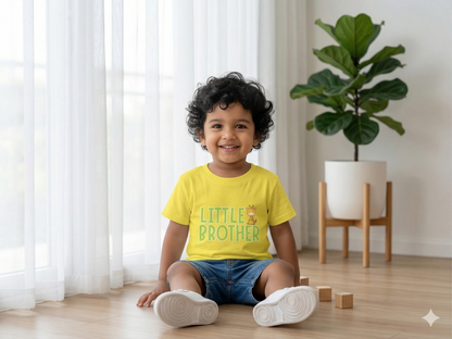 Little Brother Giraffe Kids Cotton T-shirt
