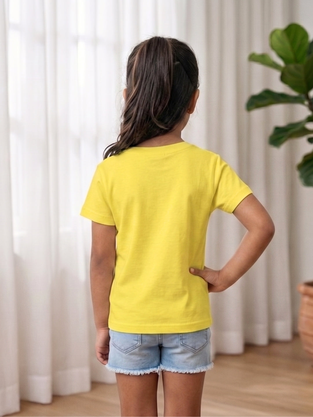 Big Sister Rainbow Printed Cotton T-Shirt for Kids