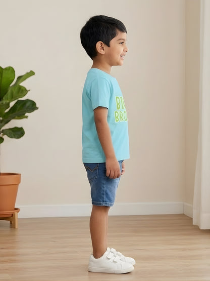 Big Brother Giraffe Kids Cotton T-shirt