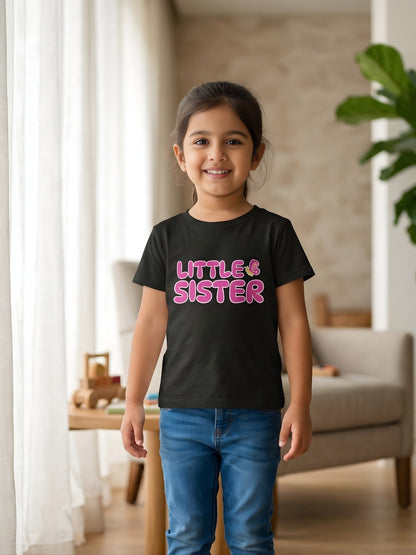 Little Sister Butterfly Kids Cotton T-shirt