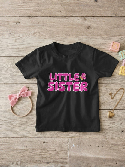 Little Sister Butterfly Kids Cotton T-shirt