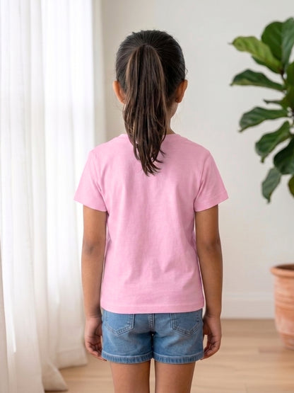 Big Sister Rainbow Printed Cotton T-Shirt for Kids