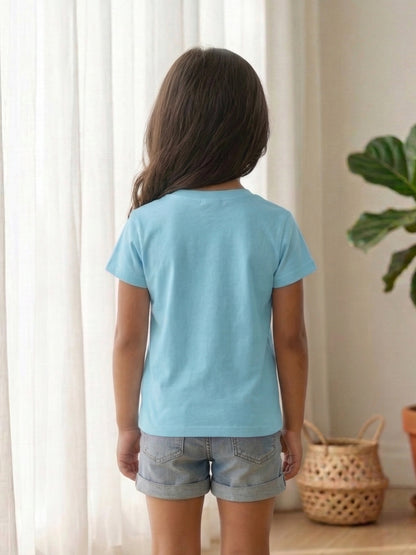 Big Sister Butterfly Kids Cotton T-shirt