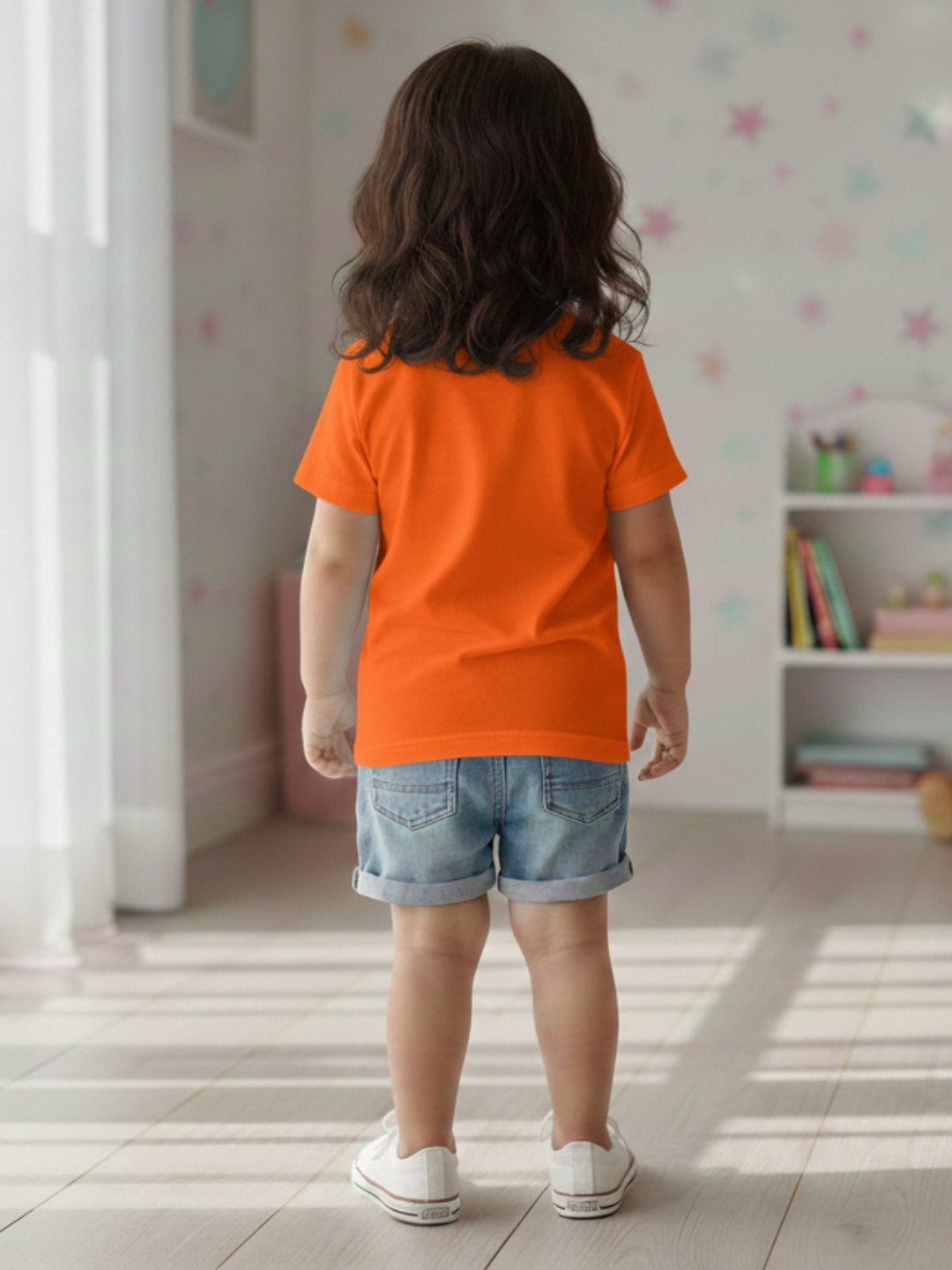 Little Sister Typography Cotton T-Shirt for Kids