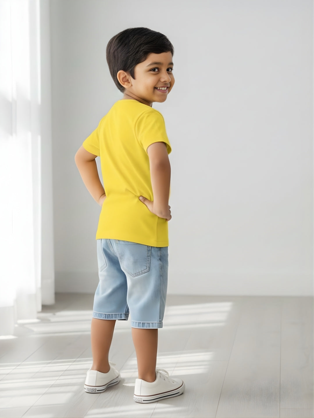 Big Brother Giraffe Kids Cotton T-shirt