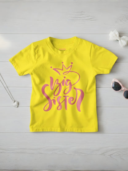 Big Sister Kids Cotton T-Shirt