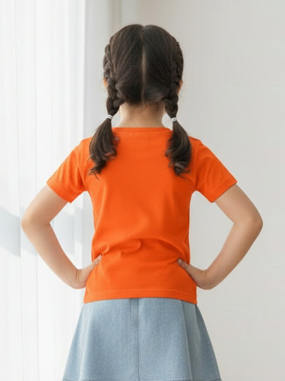 Big Sister Typography Cotton T-Shirt for Kids