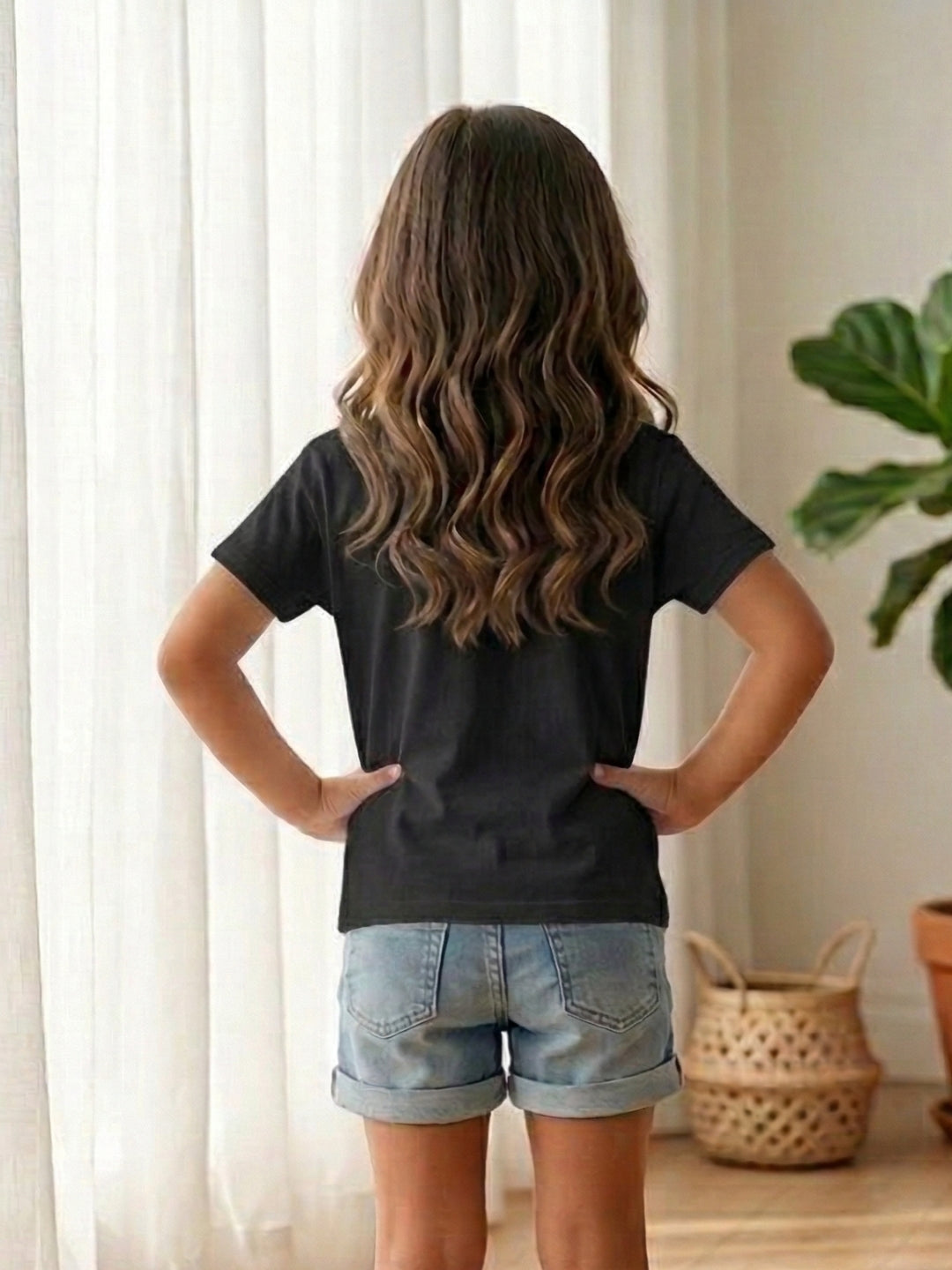Big Sister Butterfly Kids Cotton T-shirt
