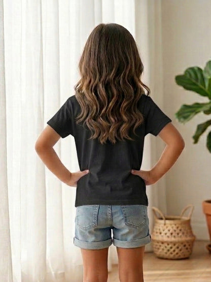 Big Sister Butterfly Kids Cotton T-shirt