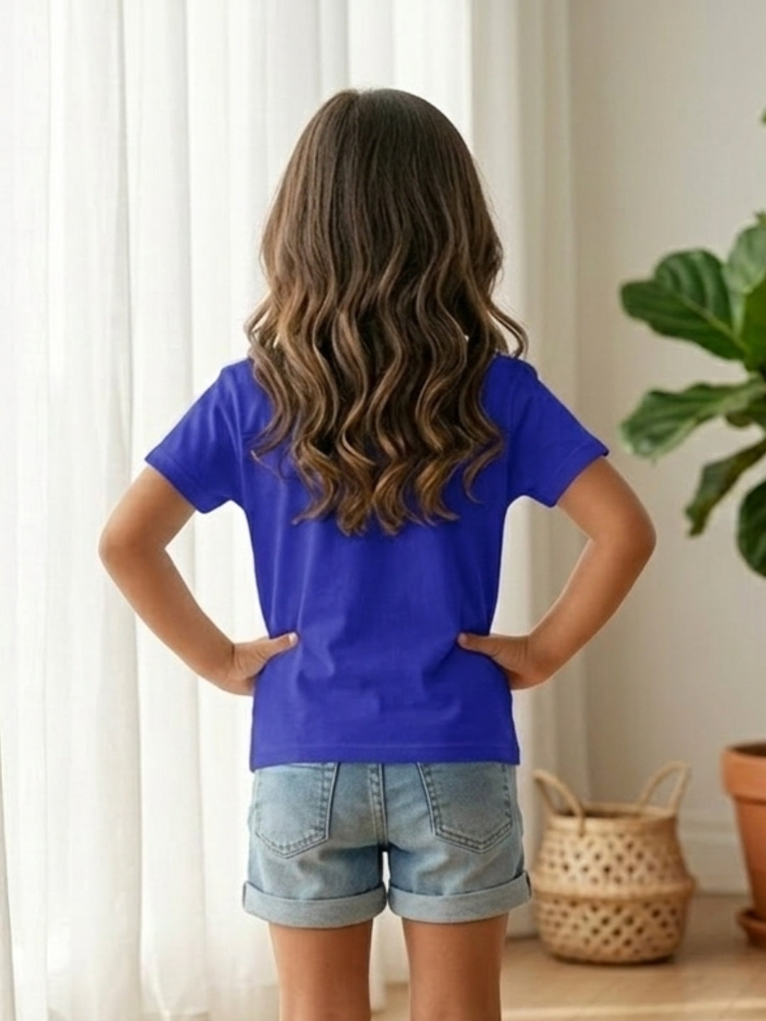 Big Sister Butterfly Kids Cotton T-shirt