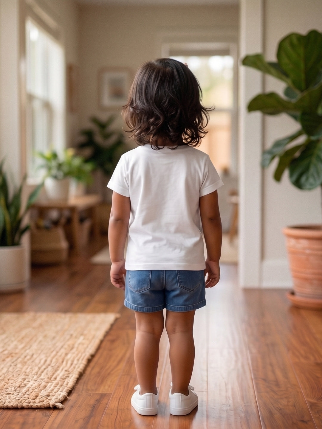 Little Sister Rainbow T-Shirt for Kids