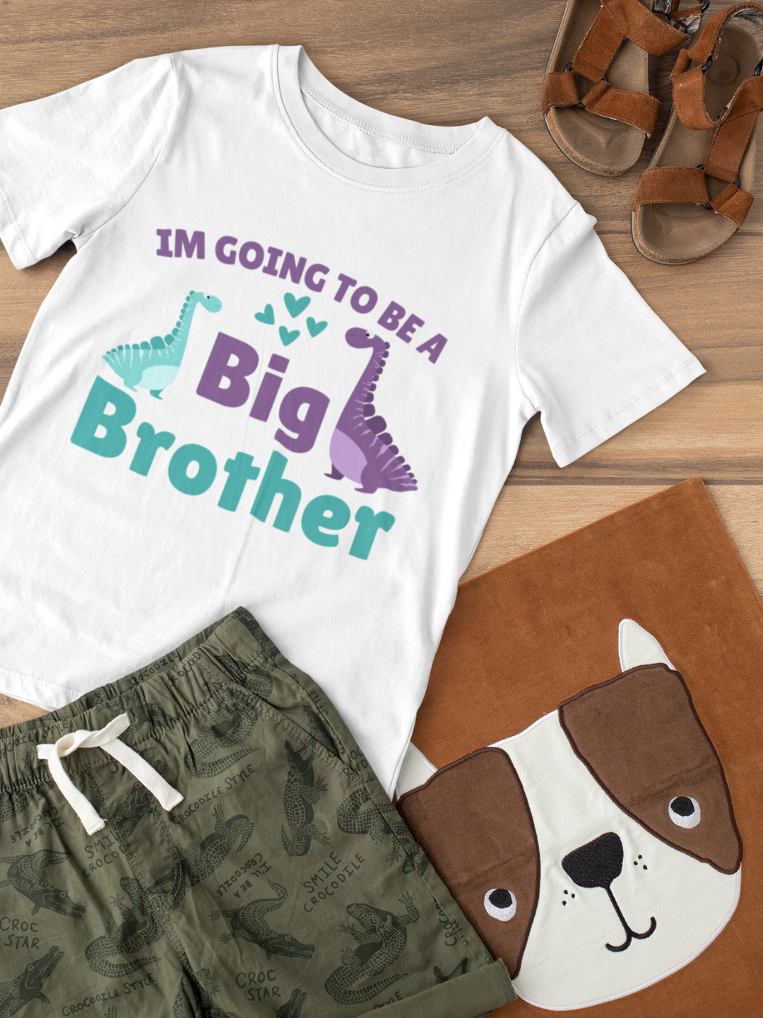 I'm Going To Be a Big Brother Announcement Kids T-shirt