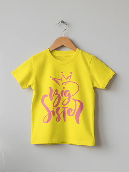 Big Sister Kids Cotton T-Shirt
