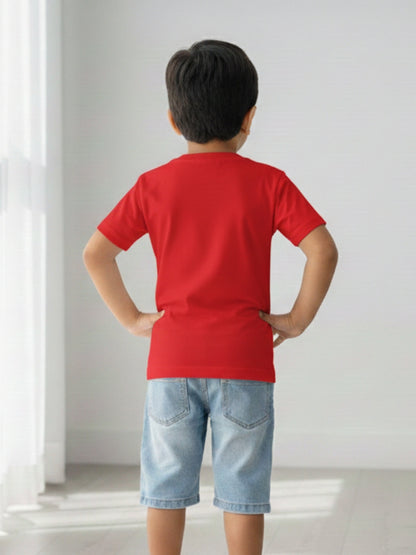 Little Brother Cotton T-Shirt for Kids Boys