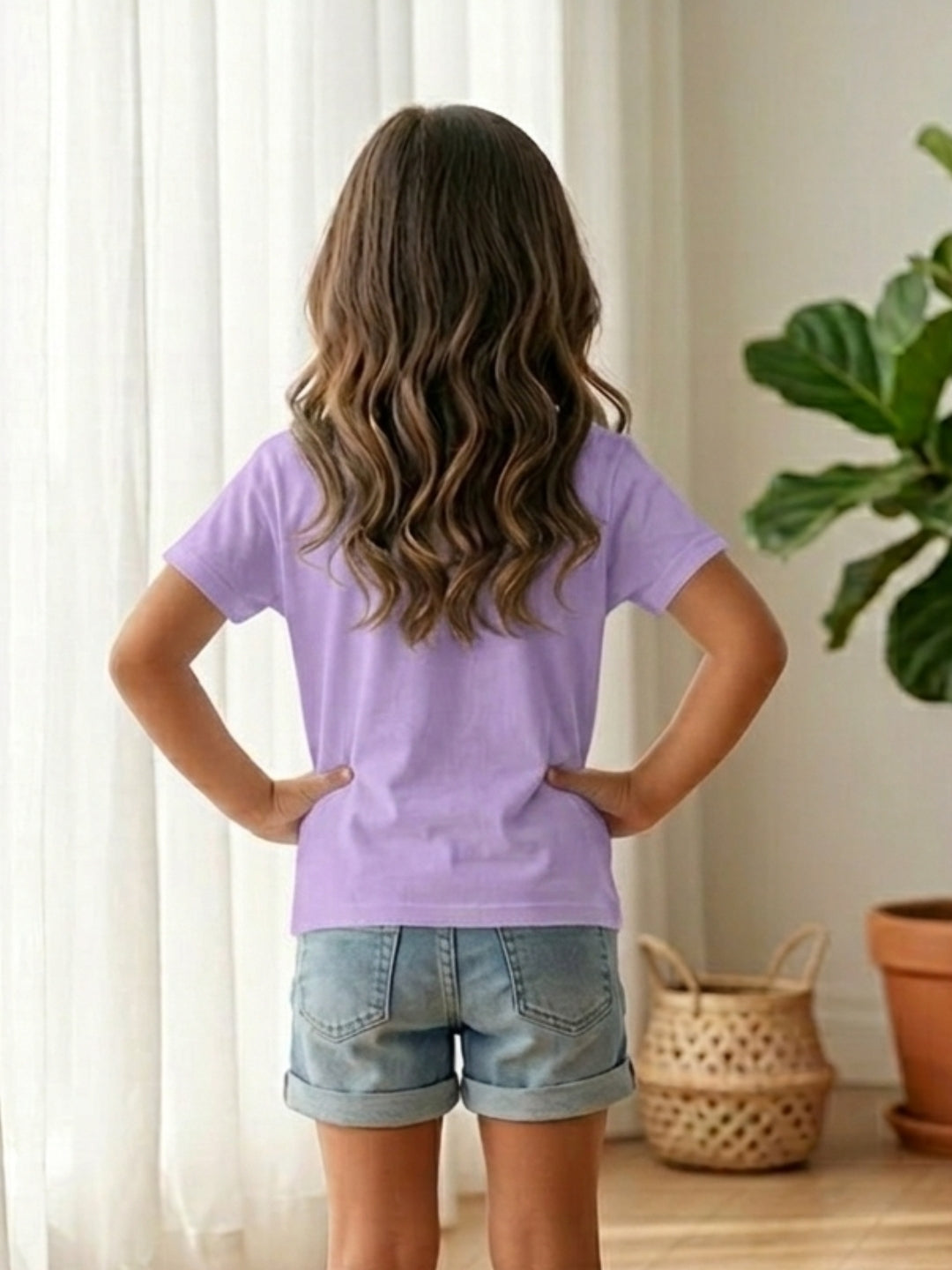Big Sister Butterfly Kids Cotton T-shirt