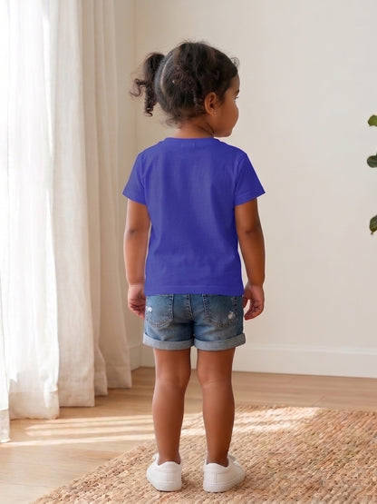 Little Sister Giraffe Print Kids T-shirt
