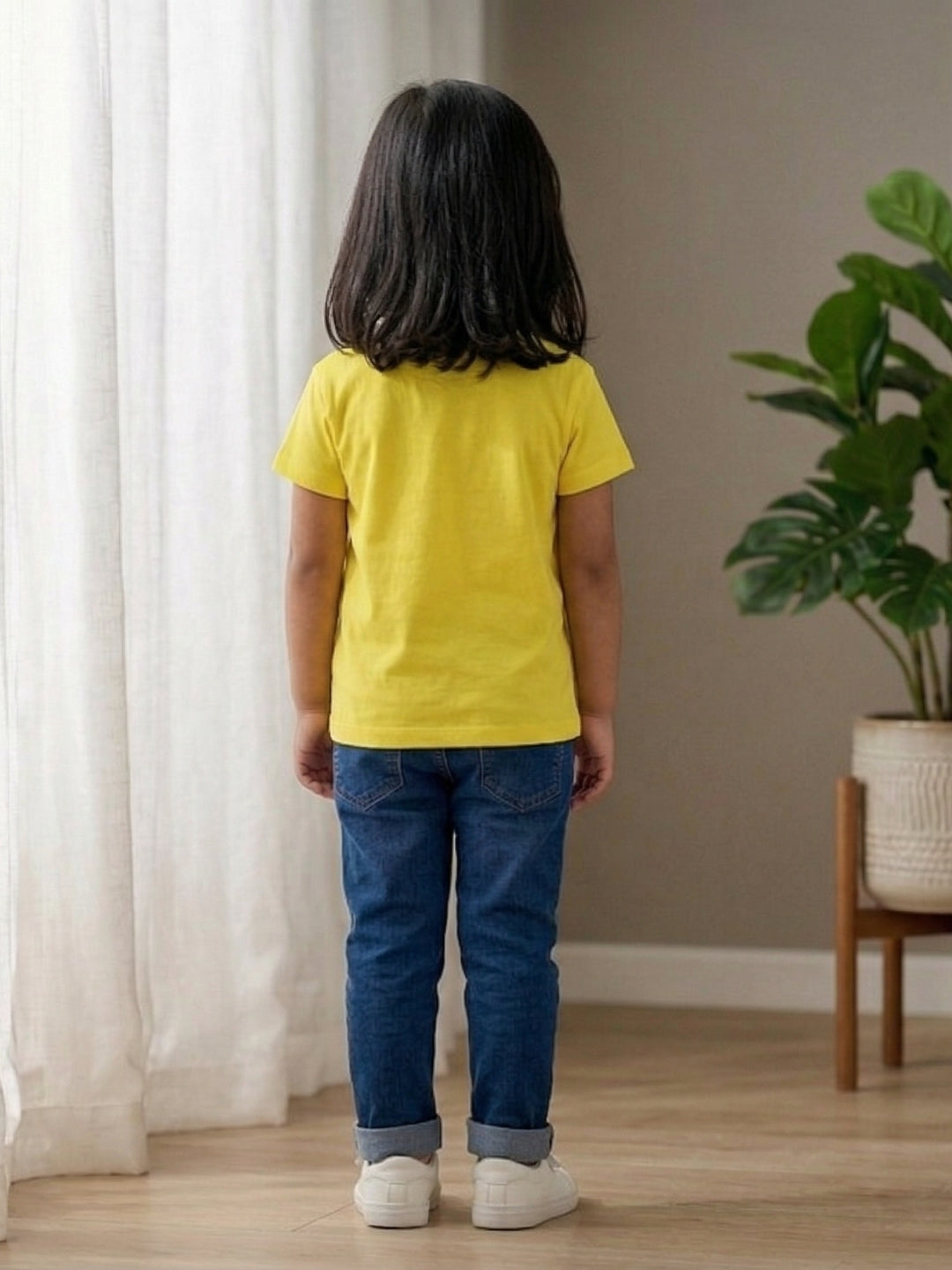 Little Sister Butterfly Kids Cotton T-shirt