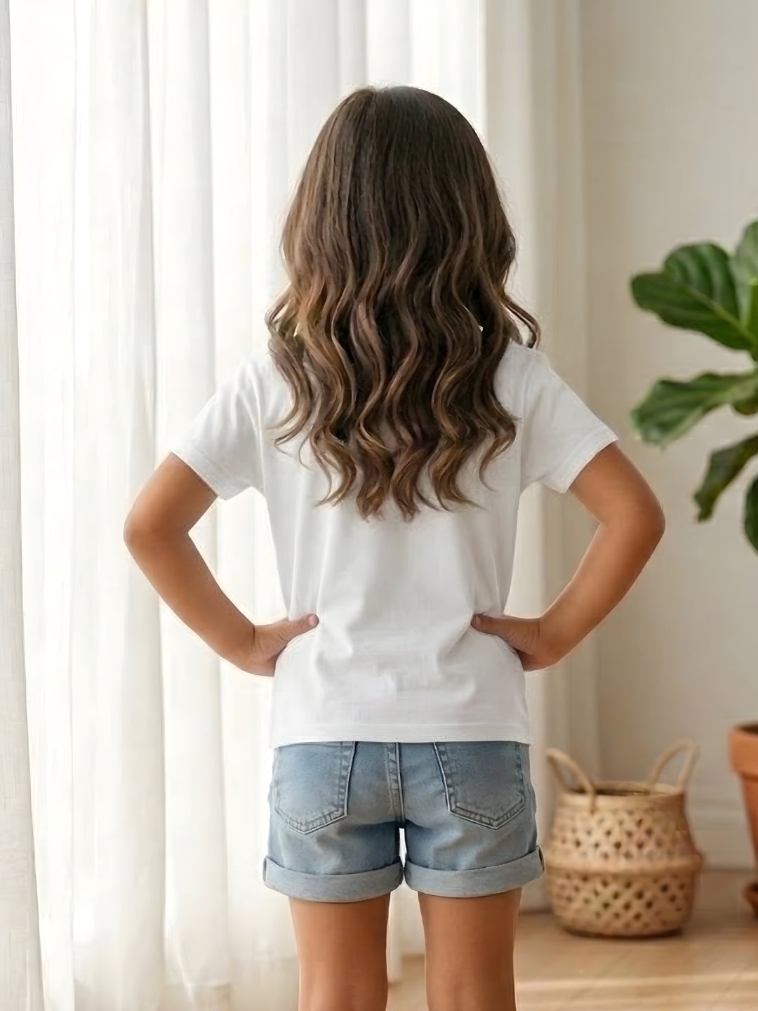 Big Sister Butterfly Kids Cotton T-shirt