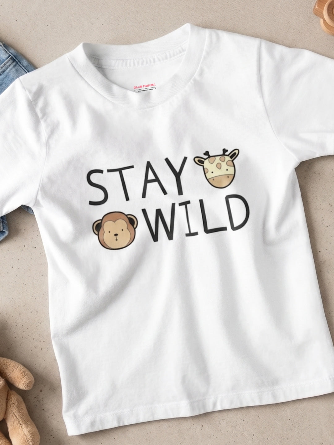 Stay Wild Kids Cotton T-Shirt