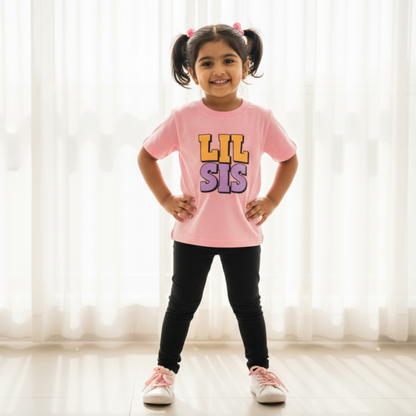 Lil Sis Kids Cotton T-shirt