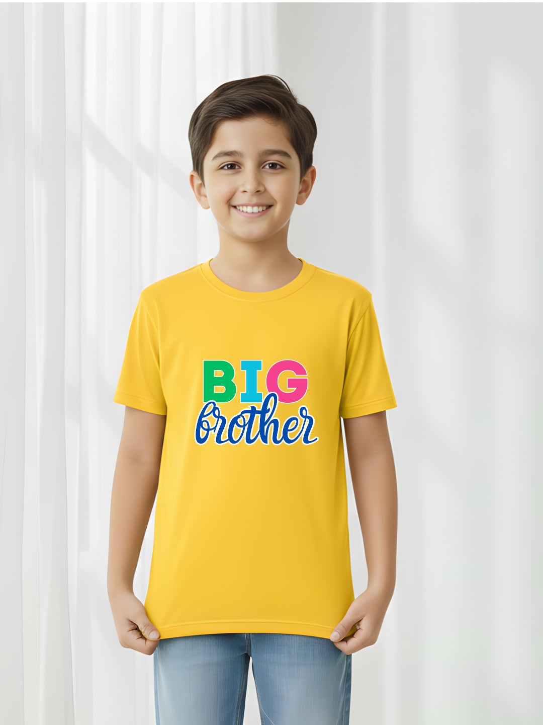 Big Brother Cotton T-Shirt for Kids