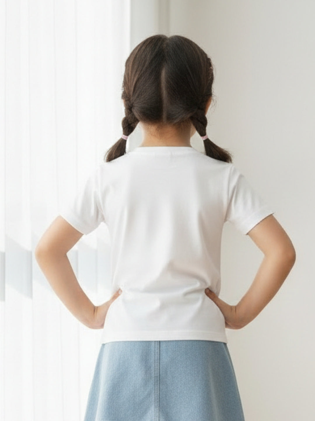 Big Sister Typography Cotton T-Shirt for Kids