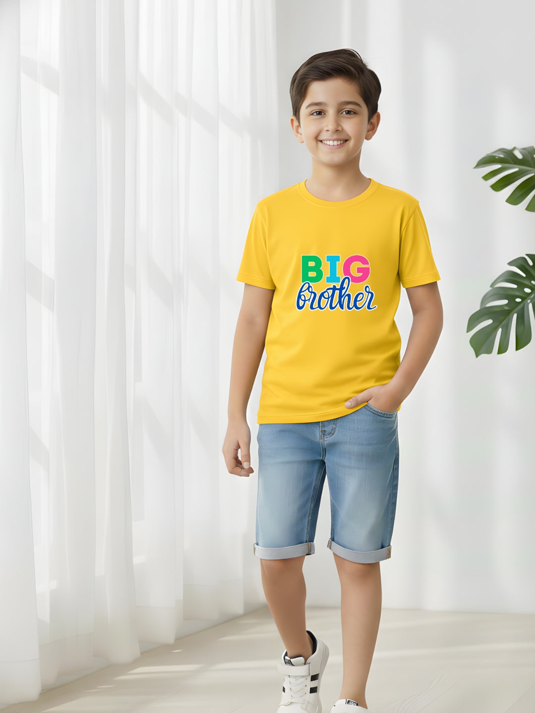 Big Brother Cotton T-Shirt for Kids