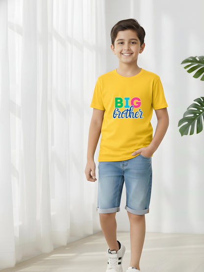 Big Brother Cotton T-Shirt for Kids