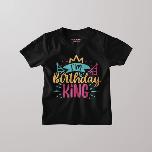 I'm The Birthday King Kids T-Shirt