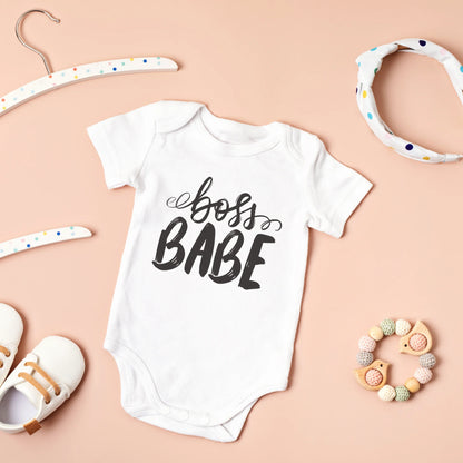 Boss Babe Baby Girl Onesie