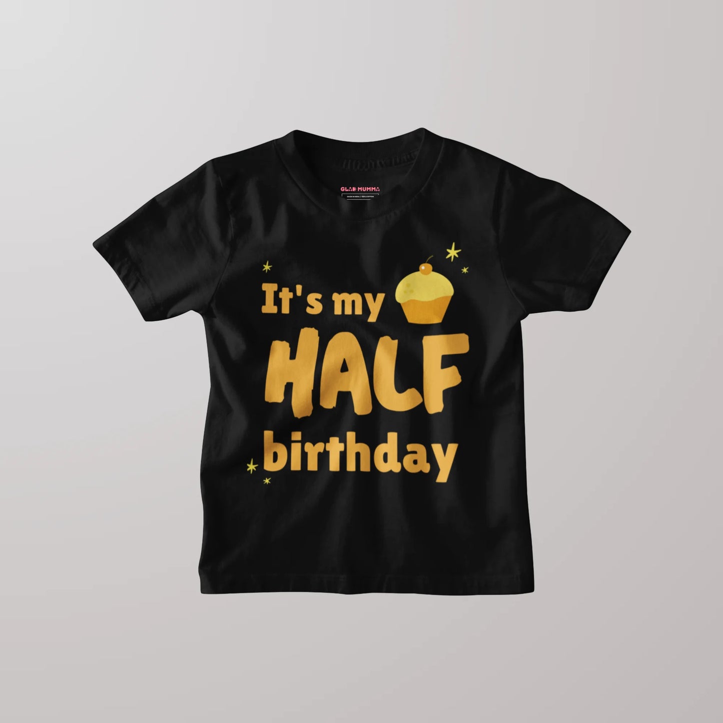 Its My Half Birthday Cupcake Kids T-Shirt