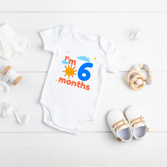 I'm 6 Months Baby Onesie