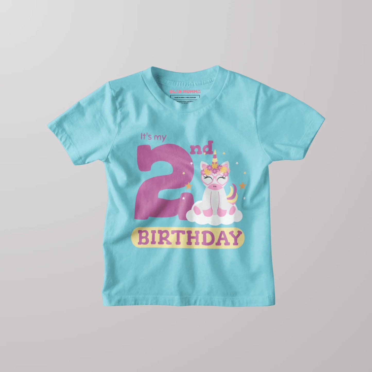 It's My 2nd Birthday Unicorn Kids T-Shirt