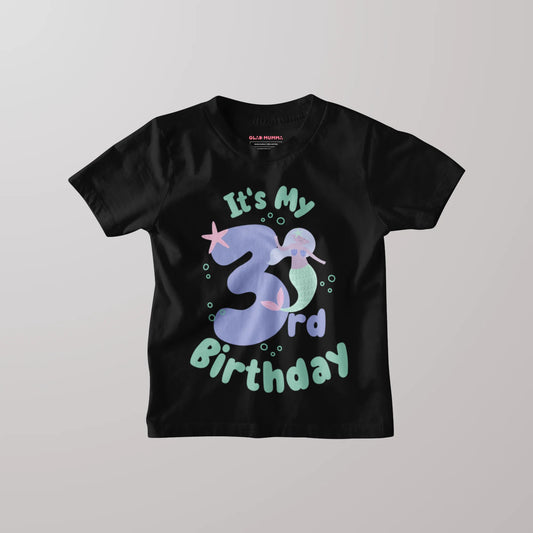 Its My 3rd Birthday Mermaid Kids T-Shirt