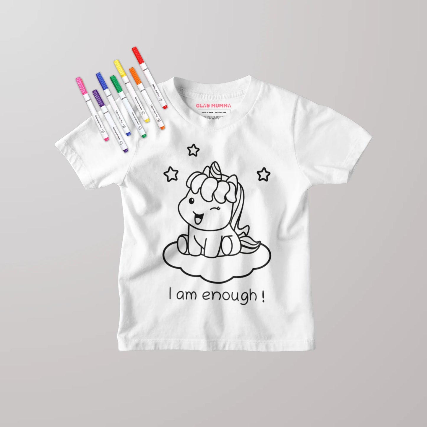 Unicorn Colouring Kids T-Shirt