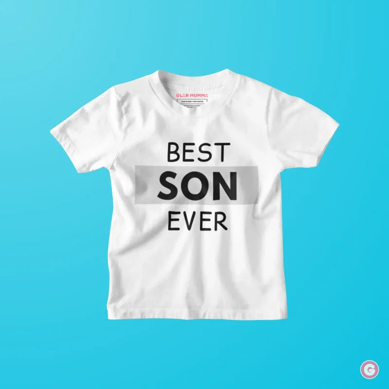 Best Son Ever Cotton T-shirt for Kids - Tshirt