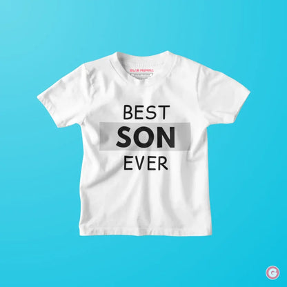 Best Son Ever Cotton T-shirt for Kids - Tshirt