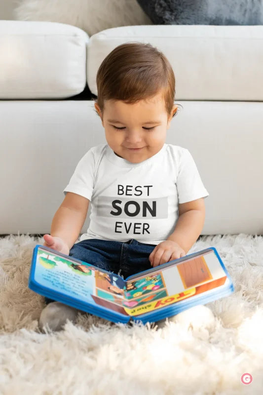 Best Son Ever Cotton T-shirt for Kids - Tshirt