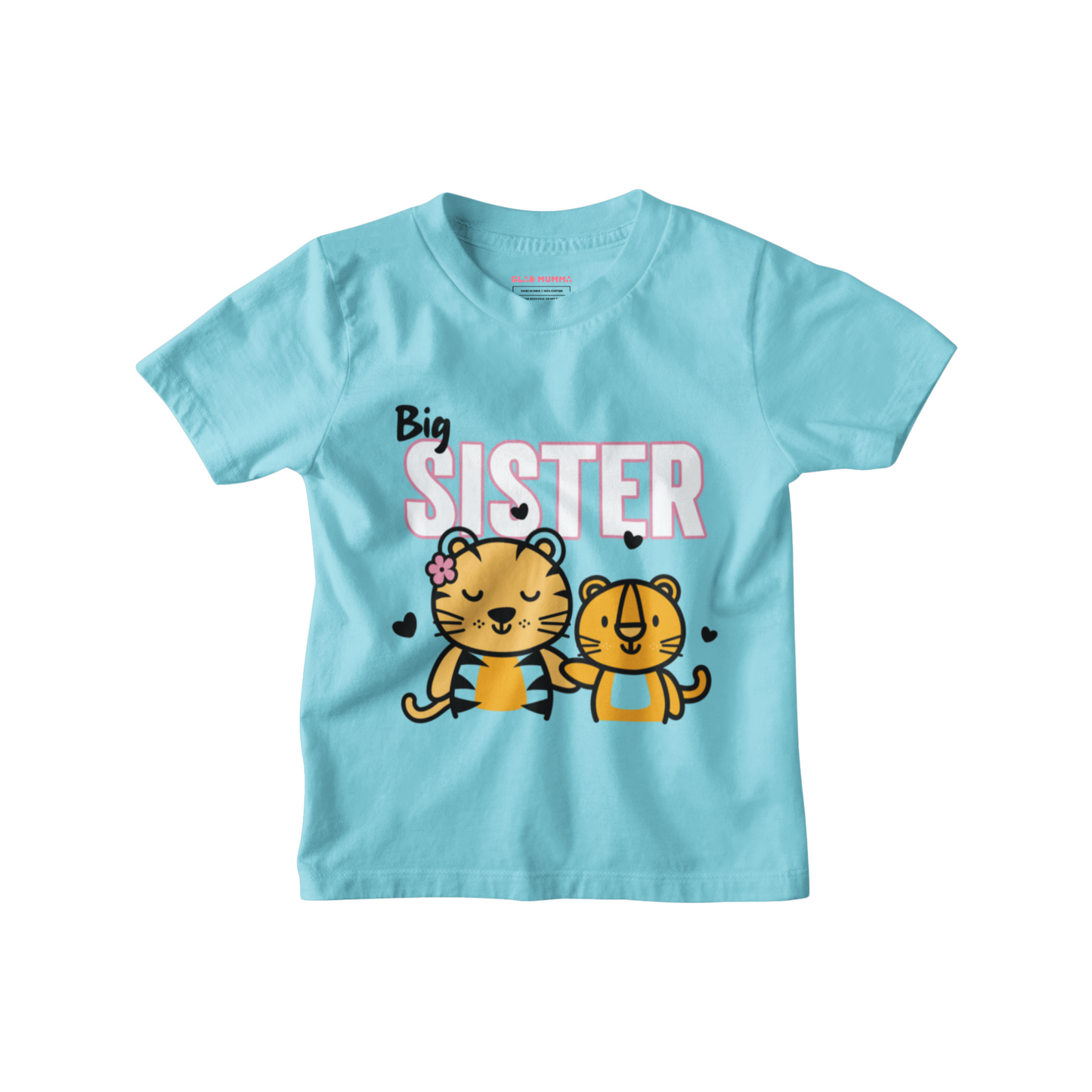 Big Sister T-Shirt for Girls | 100% Cotton Kids Tee